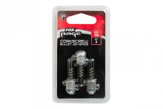 Rage Corkscrew Jighead Bullet