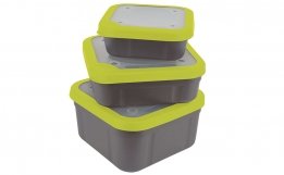 Matrix Baitbox grey / lime perforated lid